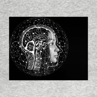 Brain Anatomy Artwork T-Shirt